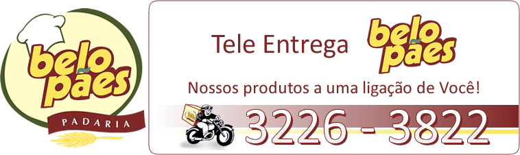 Tele entrega Padaria Belo Pães, nossos produtos a uma ligação de você! (31) 3226-3217